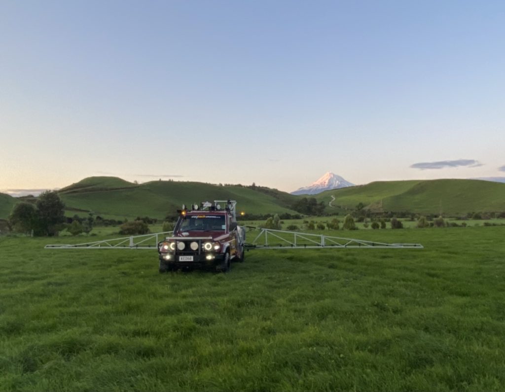 Agtech Spraying boom spraying